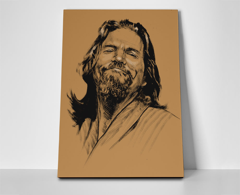 big lebowski the dude poster canvas wall art painting artwork